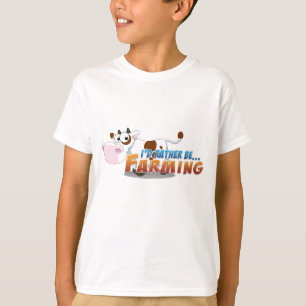 T-shirt Je Préférerais Être...Cultivant