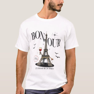 T-shirt Je préférerais être en France