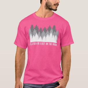 T-shirt Je Préférerais Être Perdu Dans Le Cadeau De Randon