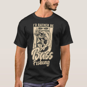 T-shirt Je préférerais être un pêcheur de basson