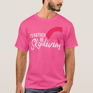 T-shirt Je Préférerais Faire De La Plongée En Ciel