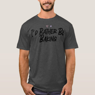 T-shirt Je Préférerais Faire Une Blague De Slogan Graphiqu