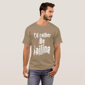 T-shirt Je préférerais naviguer (Devant entier)