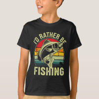Je préférerais pêcher rétro vintage pêcheur en ple