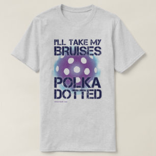 T-shirt Je prendrai ma jupe de Pickleball Pois de mes Brui