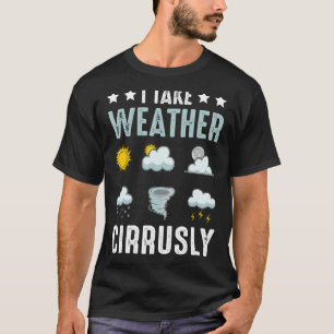 T-shirt Je Prends Météorologiste Météorologue Circulaire M