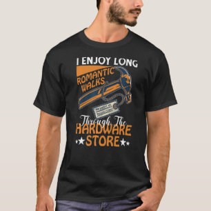 T-shirt Je prends plaisir à de longues promenades romantiq