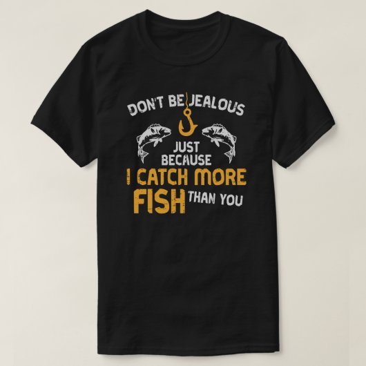 T-SHIRT JE PRENDS PLUS DE POISSON (Design devant)
