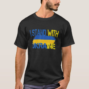 T-shirt Je Prends position avec l'Ukraine que Poutine cess