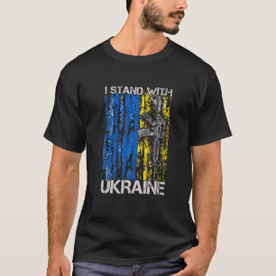 T-shirt Je Prends Position Avec L'Ukraine Soutien Ukraine 