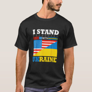 T-shirt Je Prends Position Avec L'Ukraine Soutien Ukrainie
