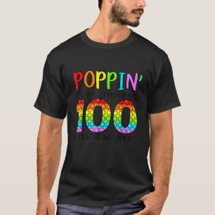 T-shirt Je Presse Mon Chemin À Travers 100 Jours D'École