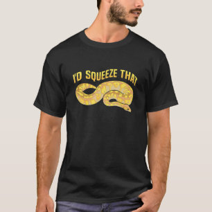 T-shirt Je presserais cette citation pour un python à bill