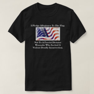 T-shirt Je prête allégeance au drapeau pas...............