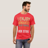 T-shirt Je profite de la visite guidée drôle de la librair (Devant entier)