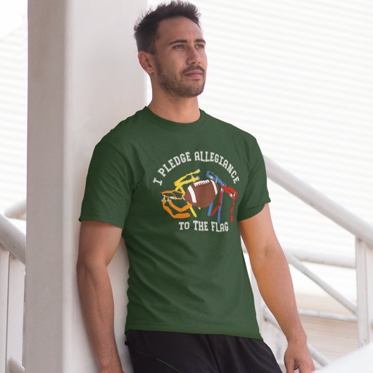 T-shirt Je promets l'allégeance au drapeau