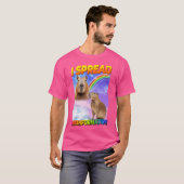 T-shirt Je Propose La Désinformation Capybara (Devant entier)