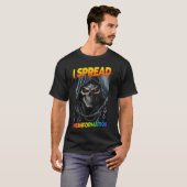 T-shirt Je Propose La Désinformation Cringe Squelette (Devant entier)