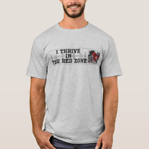 T-shirt Je prospère dans la zone rouge