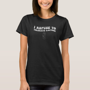 T-shirt je refuse de tolérer le lactose Premium_13