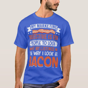 T-shirt Je regarde Bacon - Drôle Porc Viande Bacon Lover