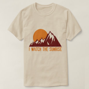 T-shirt Je regarde le lever du soleil