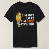 T-shirt Je regarde les oiseaux (Design devant)