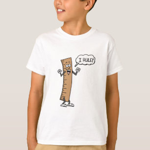 T-shirt Je Règle La Règle De Cartographie Pour Les Enfants