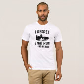 T-shirt Je regrette cette course (Devant entier)