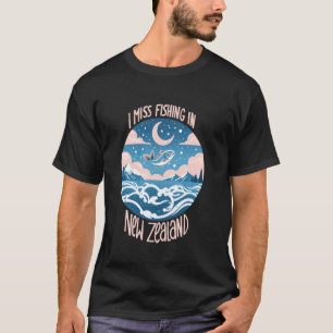 T-shirt Je regrette la pêche en Nouvelle-Zélande