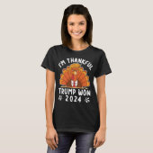 T-shirt Je remercie Trump Won 2024 (Devant entier)