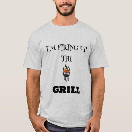 T-SHIRT JE REMPLACE LE GRILL BASIC (Devant)