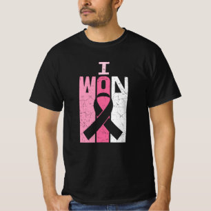 T-shirt Je remporte le combat de sensibilisation au cancer