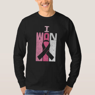 T-shirt Je remporte le combat de sensibilisation au cancer