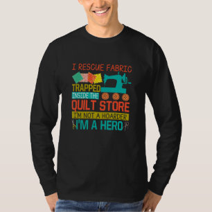 T-shirt Je reprends le tissu piégé à l'intérieur du magasi