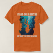T-shirt Je Reprends Une Respiration Pour Pouvoir Respirer (Design devant)