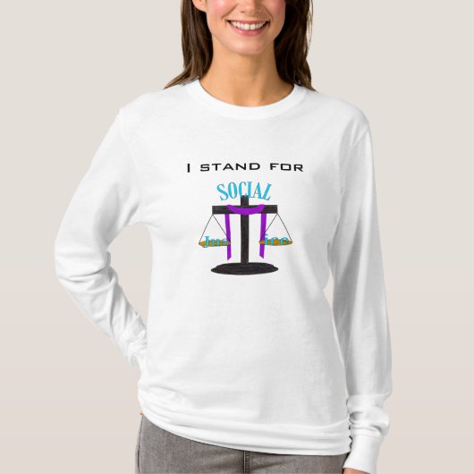T-shirt Je représente (équilibre croisé T) (Devant)