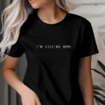T-shirt Je reste à la maison, introverti, corps domestique<br><div class="desc">Je reste un t-shirt à la maison. Il fait un cadeau fantastique pour les introvertis.</div>