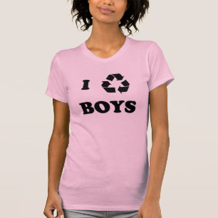 T-shirt Je réutilise des garçons