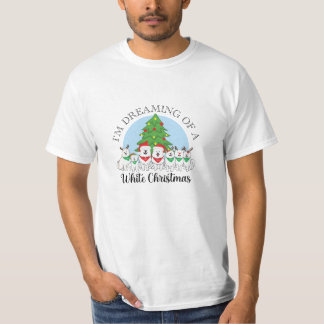 T-shirt Je rêve d'un Noël blanc avec Aslan