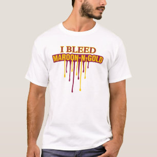 T-shirt Je saigne Marron et Or