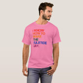 T-SHIRT JE SAIS FAIRE L'HOMOSEXUEL DE MARÉE DE NOËL - .PNG (Devant entier)
