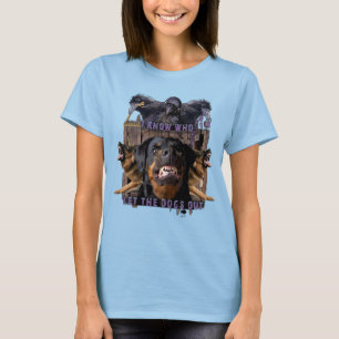 T-shirt Je sais qui a laissé les chiens !