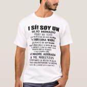 T-shirt je sais ! soy un hijo mimado pero no tuyo soy (Devant)
