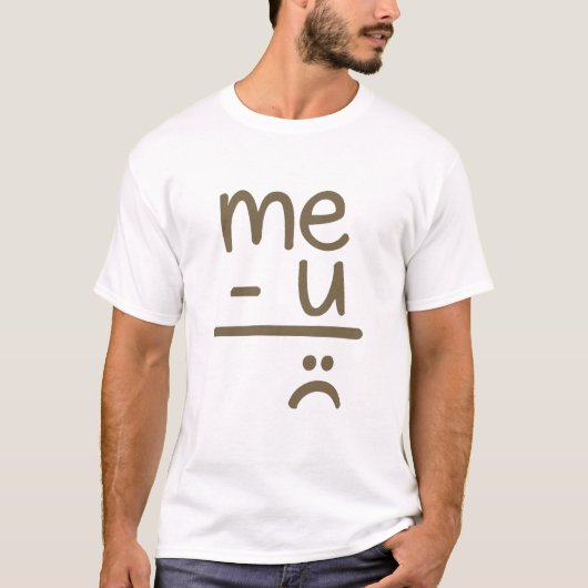 T-shirt Je sans vous égale le tee - shirt des hommes (Devant)