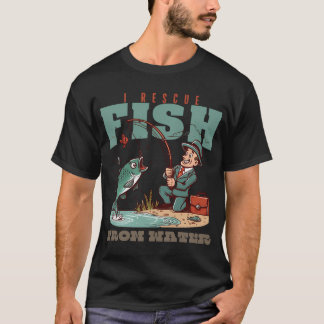 T-shirt Je sauve des poissons de l'eau