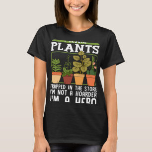 T-shirt Je Secourt des Plantes piégés en magasin Je ne sui