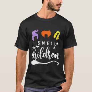T-shirt Je Sens-Enfants-Drôle Sorcière Halloween Lazy Cost