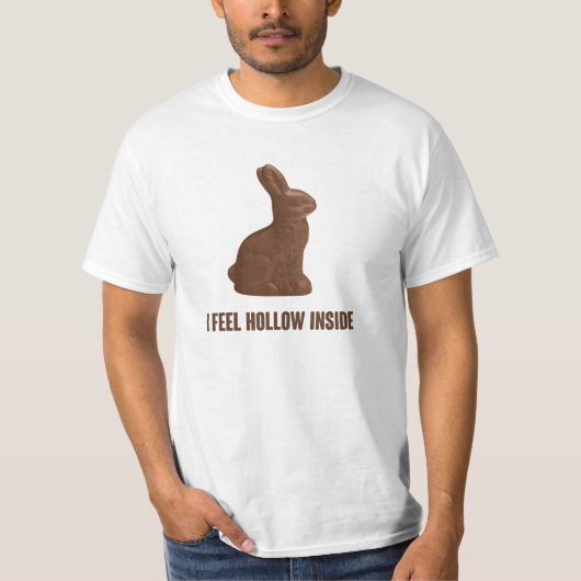 T-shirt Je sens le lapin de Pâques intérieur creux de (Devant)