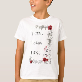 T-shirt Je sens que je grandis, je me lève - Cadeau de for
